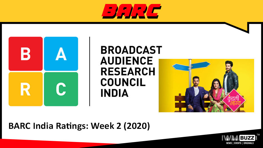 BARC India Ratings: Week 2 (2020); Kundali Bhagya becomes no.1