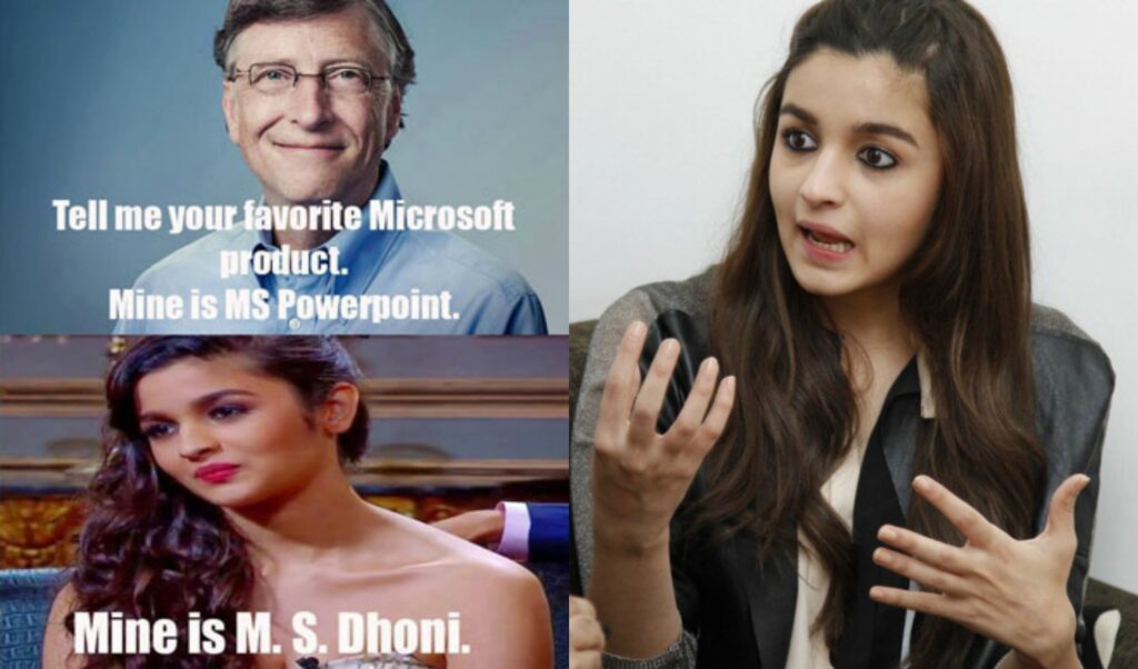 Best Memes On Bollywood Actress ALIA BHATT! - 4