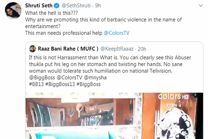 Bigg Boss drama tops burning national issues: Shruti Seth