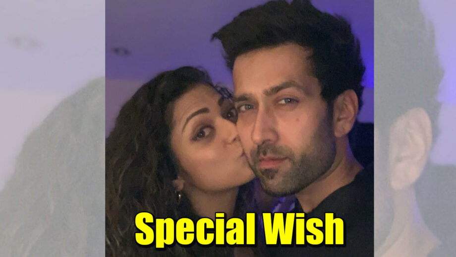 Drashti Dhami kisses and wishes best friend Nakuul Mehta