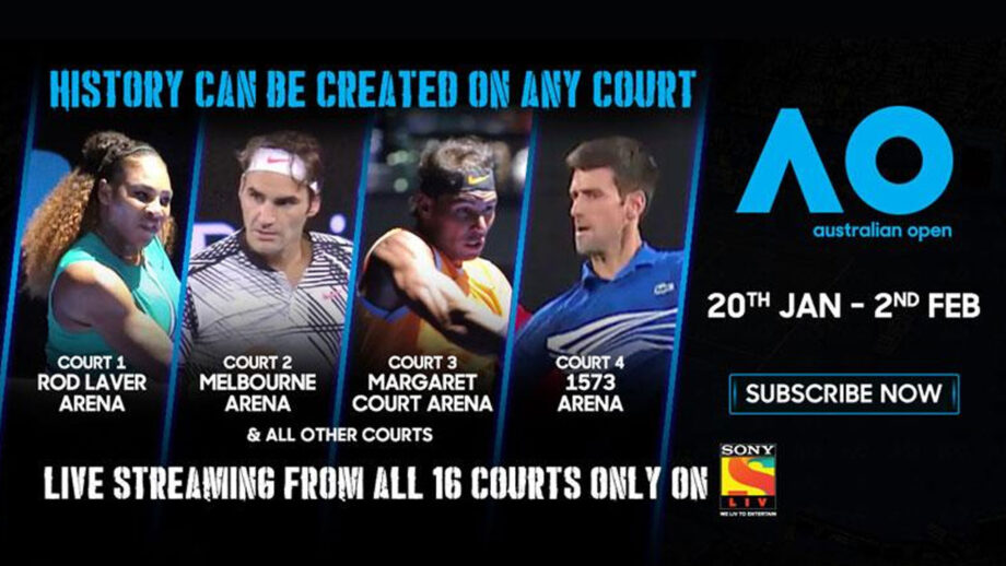 Enjoy all the action of the Australian Open 2020 on SonyLiv