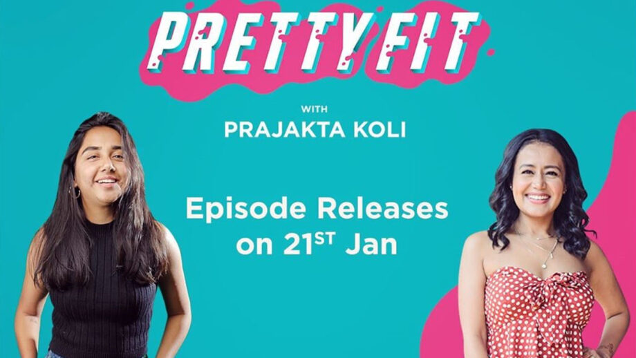 Gear up for some fitness pep talk with Prajakta Koli and Neha Kakkar