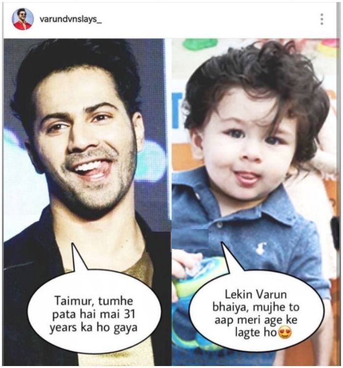Here are the best memes on Taimur Ali Khan - 0