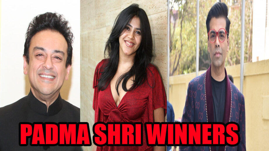 Karan Johar, Ekta Kapoor & Adnan Sami honored with the prestigious Padma Shri 1