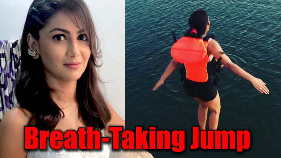 Sriti Jha’s breath-taking jump into the lake will leave you with goosebumps
