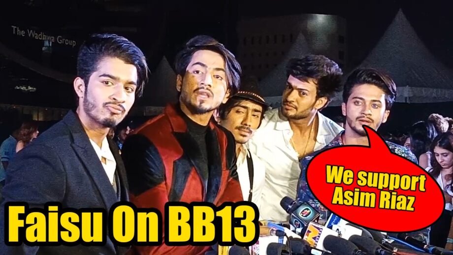 Watch Video: Faisu and Team 07 support Asim Riaz in Bigg Boss 13