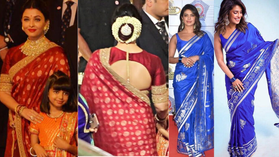 Aishwarya Rai Bachchan and Priyanka Chopra Jonas: Who looks attractive and gorgeous in a Banarasi saree?