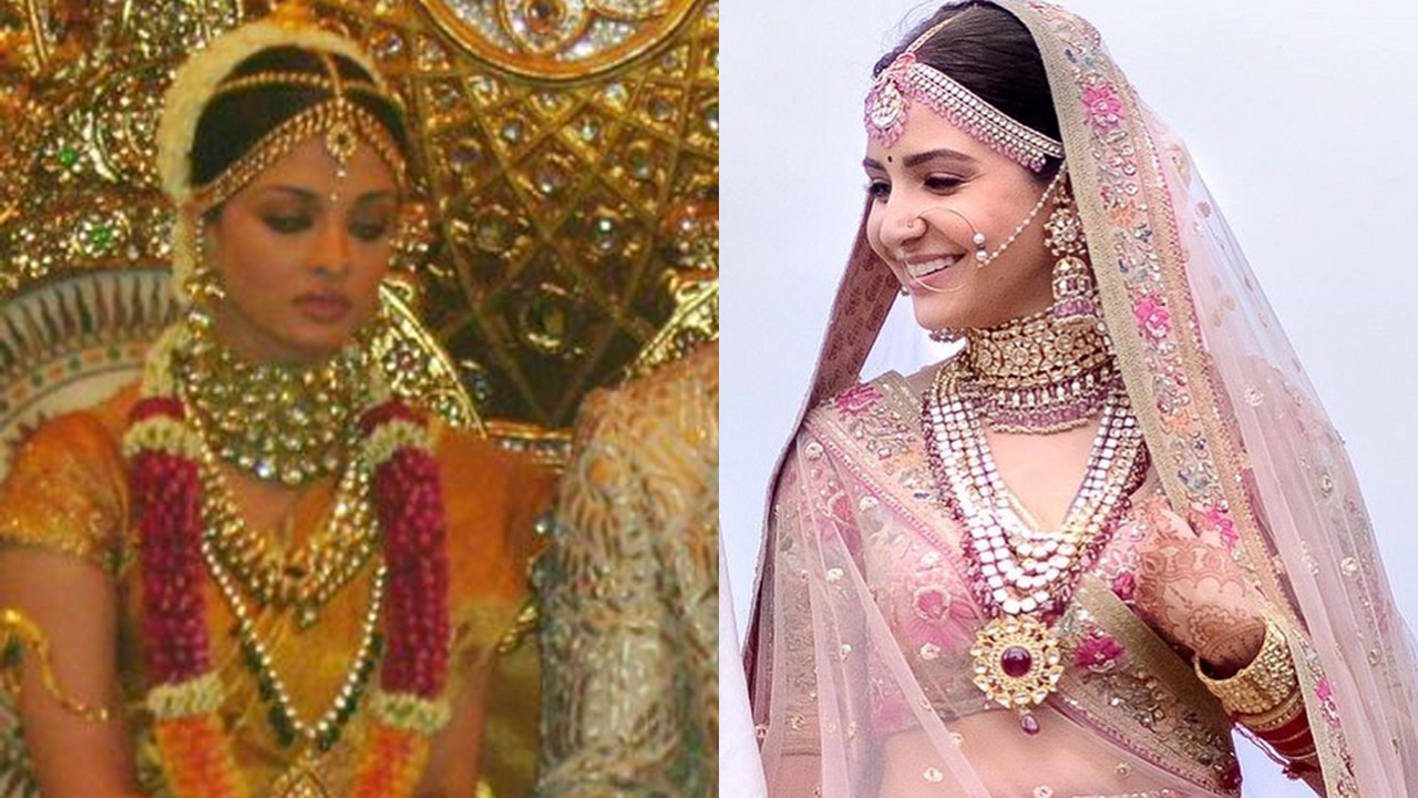 Aishwarya Rai in a bridal choker - Indian Jewellery Designs