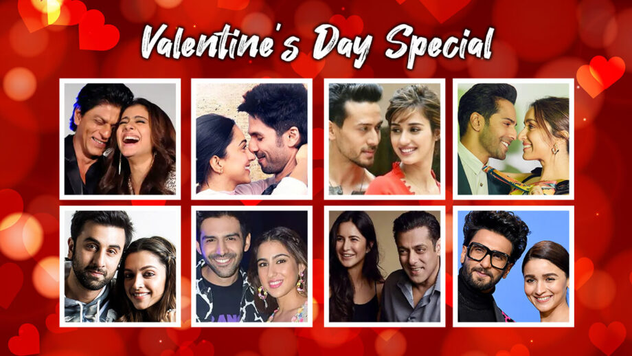Valentine’s Day Special: Vote for most romantic onscreen Bollywood couple: Shahrukh-Kajol, Shahid-Kiara, Disha-Tiger, Varun-Shraddha, Deepika-Ranbir, Kartik-Sara, Salman-Katrina, Ranveer-Alia? 1