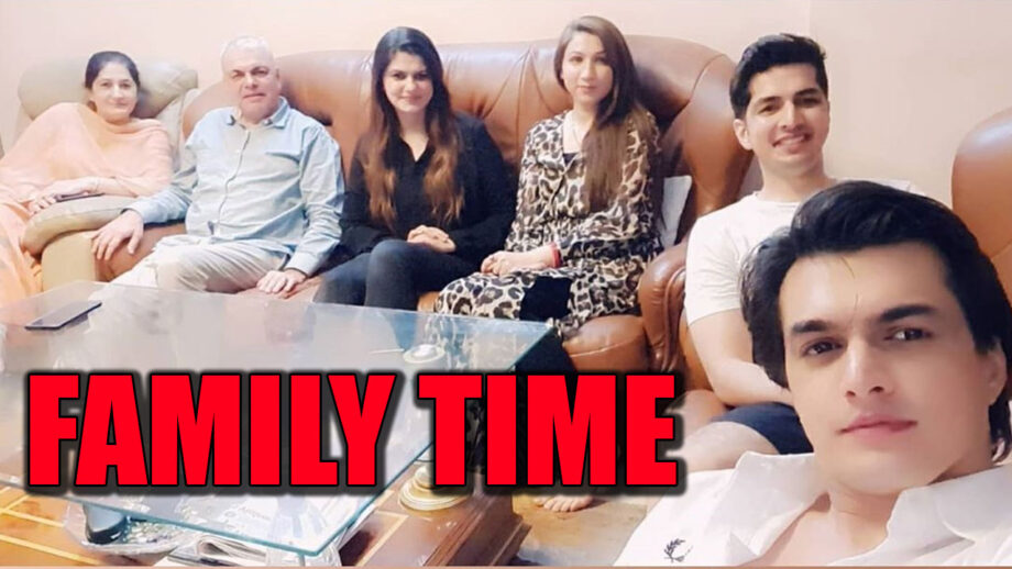 Family time for Mohsin Khan