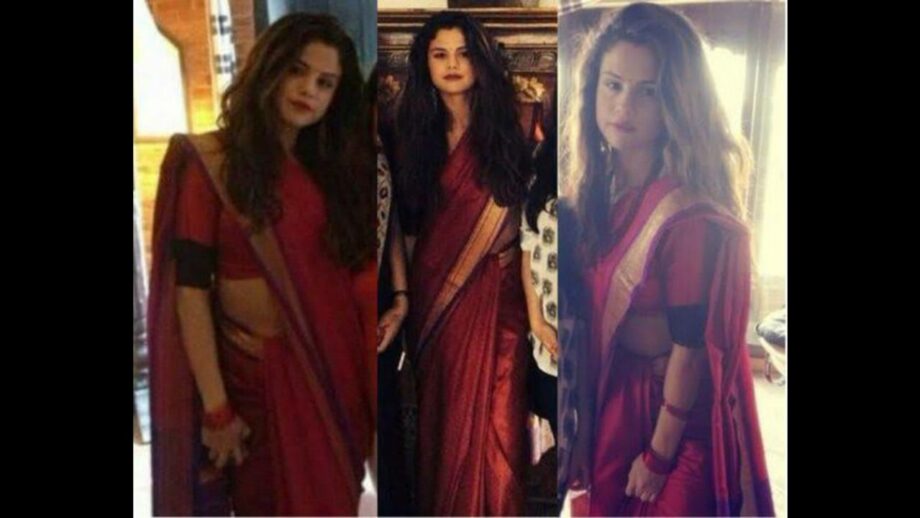 Here Is When Selena Gomez Totally Rocked In a Saree 4
