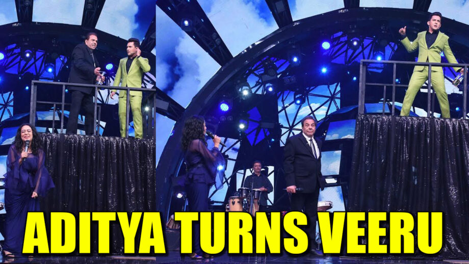Indian Idol 11: Aditya Narayan turns Veeru for his Basanti aka Neha Kakkar