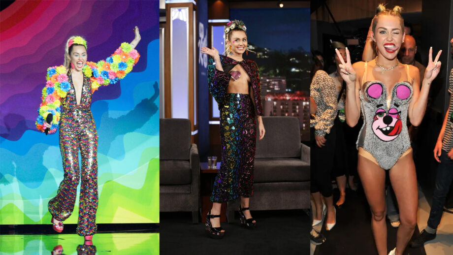 Miley Cyrus and her out of the world fashion quotient 7