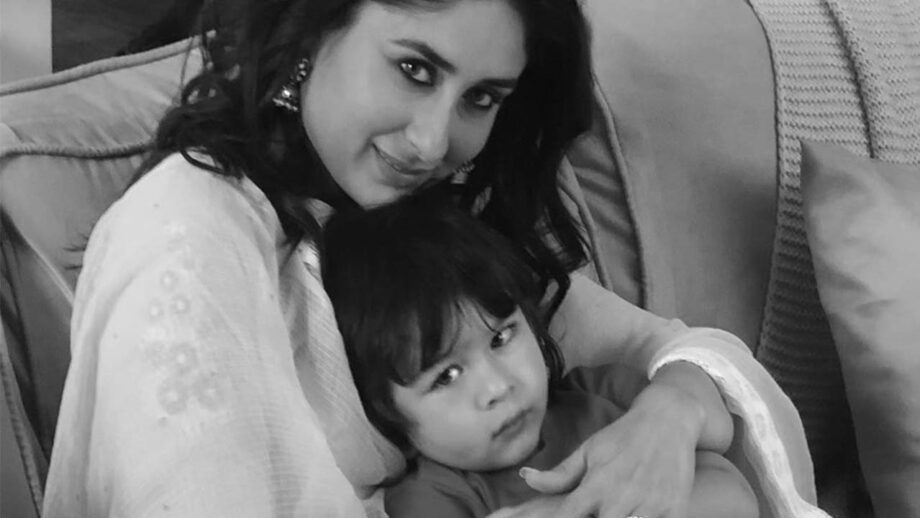 Monochrome Delight: When Kareena Kapoor and Taimur Ali Khan looked ABSOLUTELY ADORABLE hugging each other