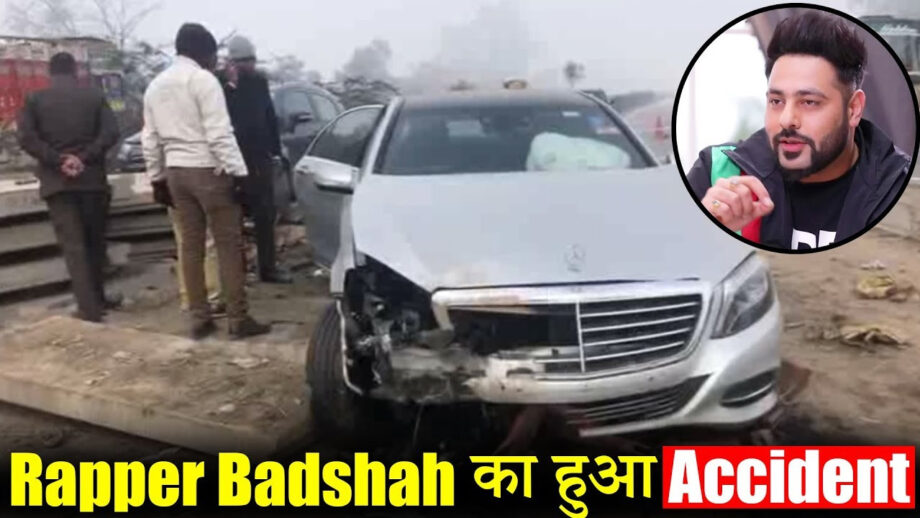 OMG: Rapper Badshah meets with a car accident