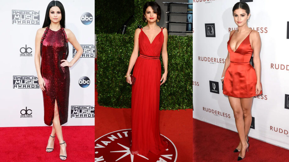 RED ALERT Glam looks of Selena Gomez 8