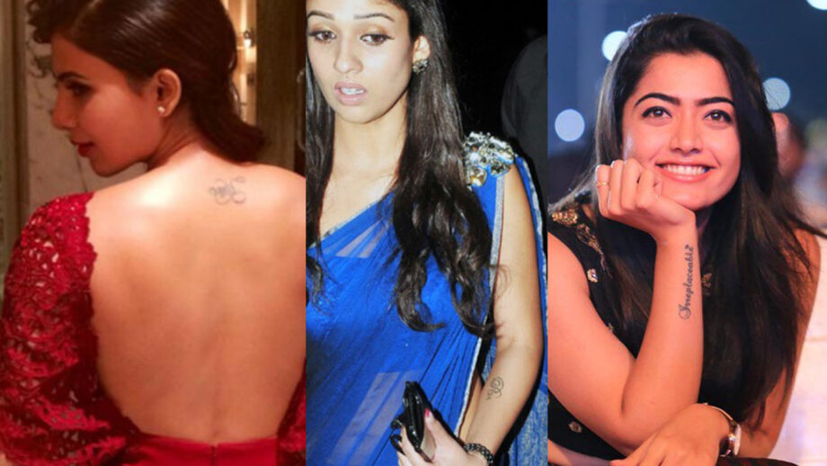 Samantha, Nayanthara to Rashmika: South Indian Actresses and Their Interesting Tattoos