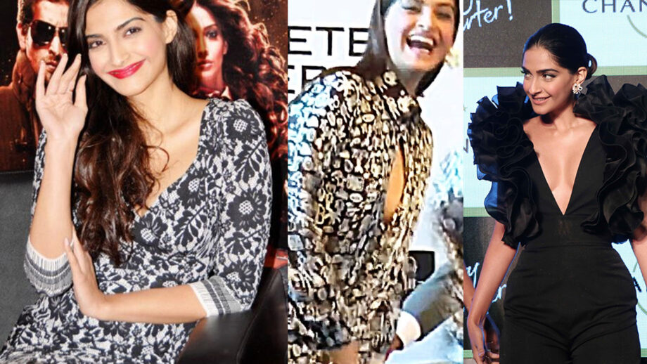 Sonam Kapoor's awkward moments in uncomfortable outfits 4