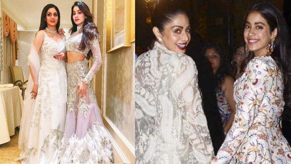 Sridevi 2nd Death Anniversary: Times when Sridevi and Janhvi Kapoor were spotted twinning wearing the same color