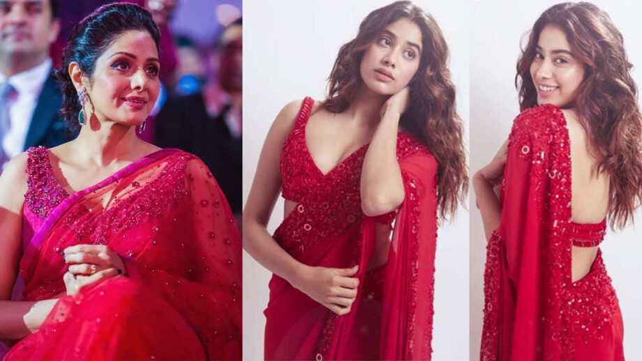 Sridevi Vs Janhvi Kapoor: Who looks good in red saree?