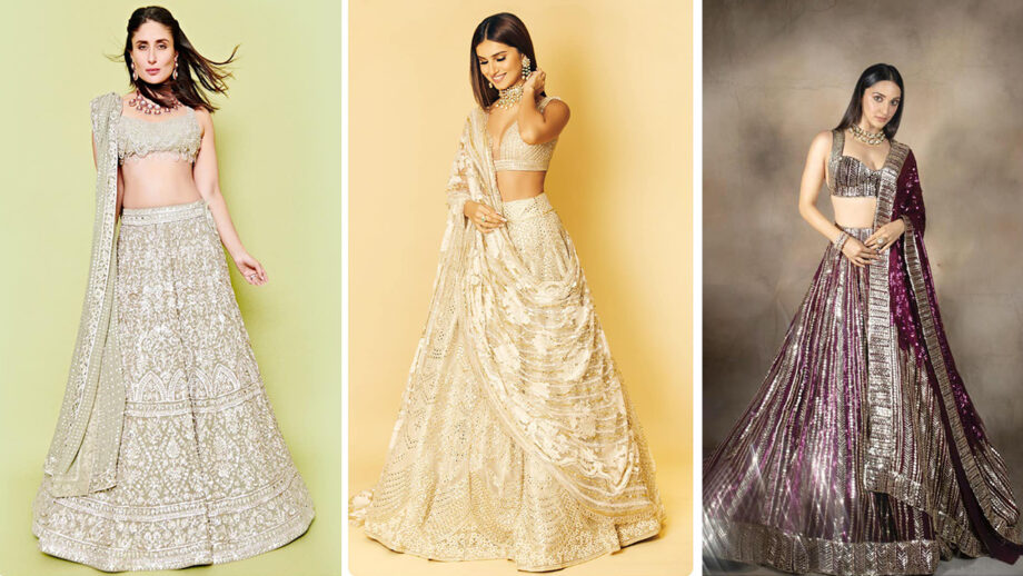 Tara Sutaria Vs Kareena Kapoor Khan Vs Kiara Advani: Who Looks Glamorous In Manish Malhotra Lehenga Collection? 4
