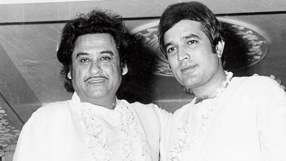 Kishore Kumar and Rajesh Khanna