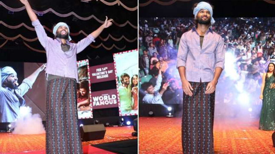When HOT south superstar Vijay Deverakonda did 'lungi dance' to promote South Indian Culture
