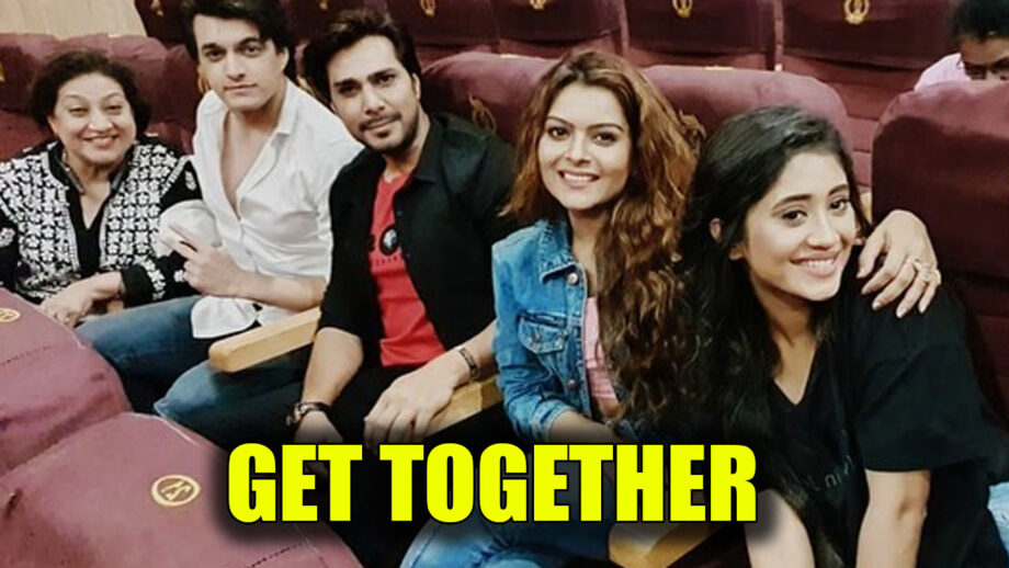 Yeh Rishta Kya Kehlata Hai actors Mohsin Khan, Shivangi Joshi, Swati Chitnis, Shilpa Raizada get together