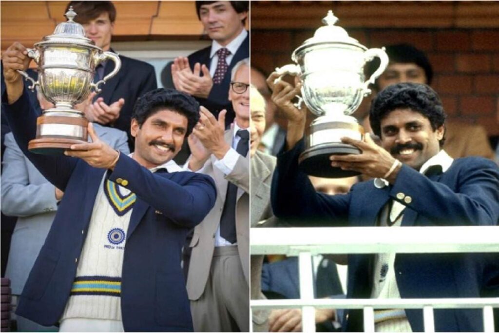 83: Ranveer Singh RECREATES the historic Kapil Dev LIFTING THE WORLD CUP moment