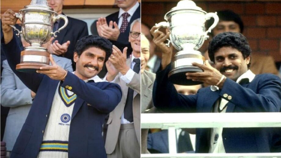 83: Ranveer Singh RECREATES the historic Kapil Dev LIFTING THE WORLD CUP moment