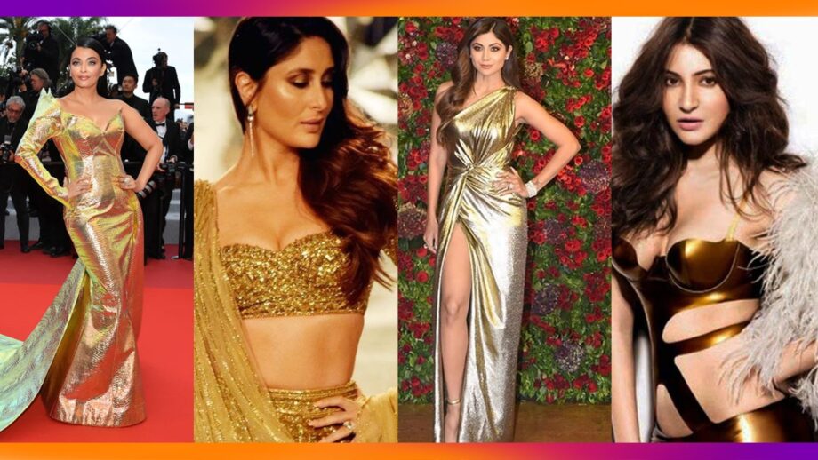 Aishwarya Rai Bachchan, Kareena Kapoor, Shilpa Shetty, Anushka Sharma: Who Looks HOTTIE In Golden?
