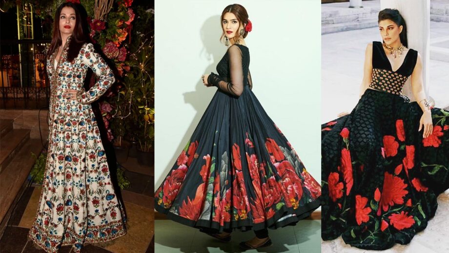 Aishwarya Rai Bachchan Vs Kirti Sanon Vs Jacqueline Fernandez: Who Is More Sultry In Rohit Bal's Outfits?