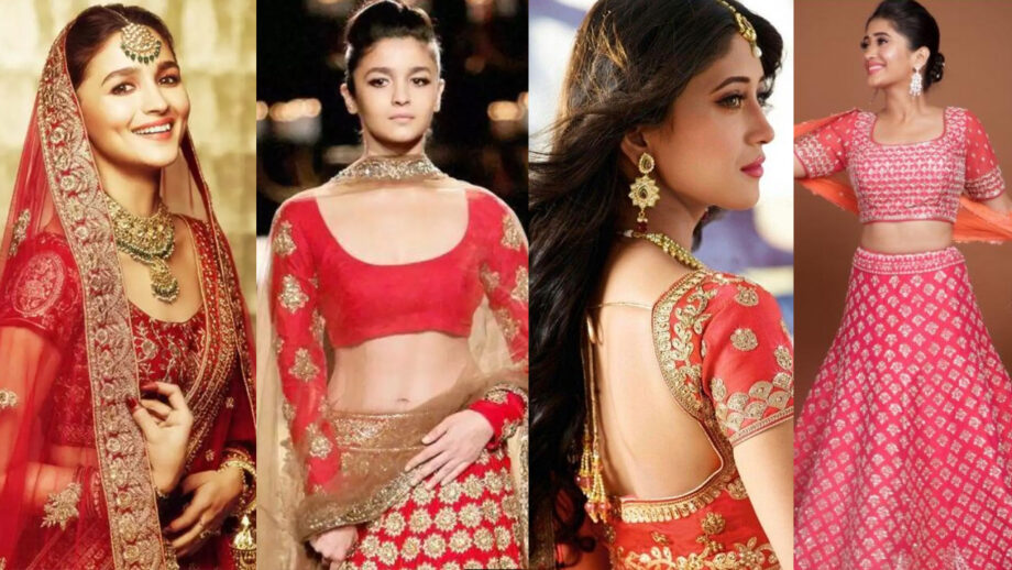 Alia Bhatt Vs Shivangi Joshi: Who Gives Major Inspiration Of Blouse Designs For Modern Bride?