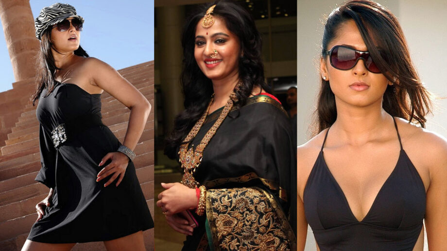 Anushka Shetty sets the temperature soaring in a black outfit! 8