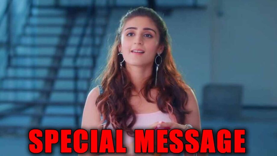 Dhvani Bhanushali has a SPECIAL message for you, watch video!