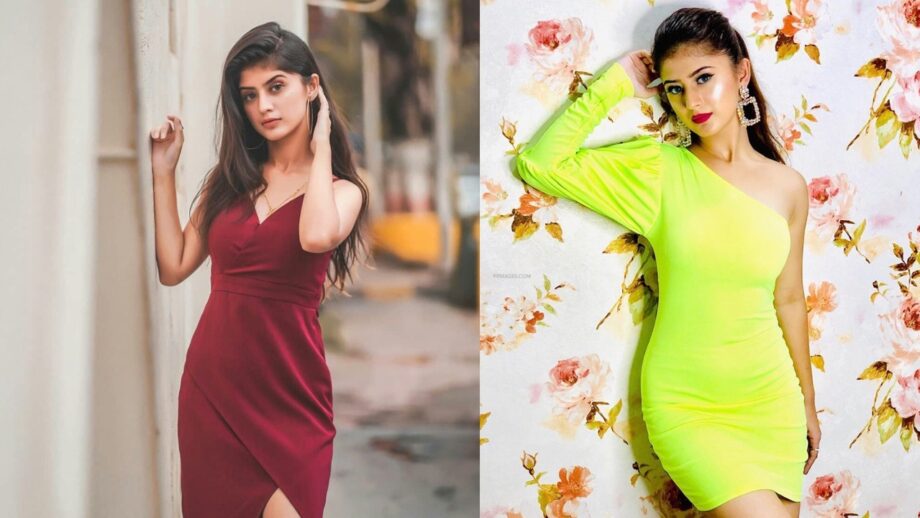 Green or Red: Arishfa Khan looks HOT in which outfit? 4