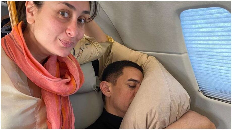 Here's how Kareena Kapoor Khan caught an AWKWARD Aamir Khan sleeping on a flight