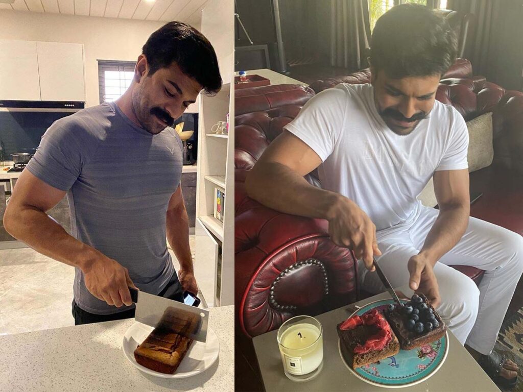IN PHOTOS: How superstar Ram Charan spent his birthday in quarantine with wife