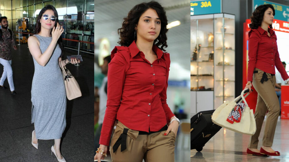 IN PHOTOS: Learn to get the airport look right like the hot Tamanna Bhatia  | IWMBuzz