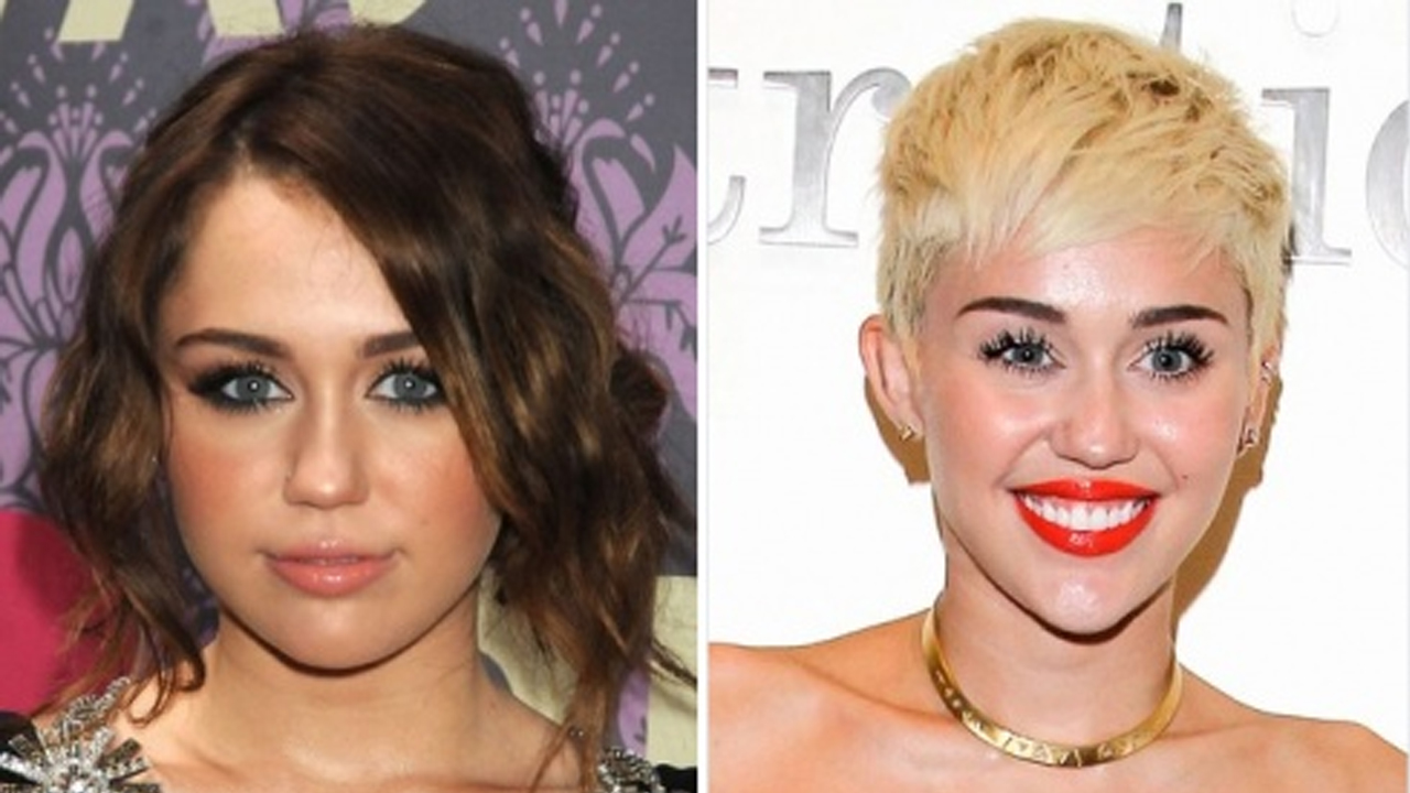 Miley Cyrus In Blonde Or Black Hair: Which Look Suits Her More? | IWMBuzz