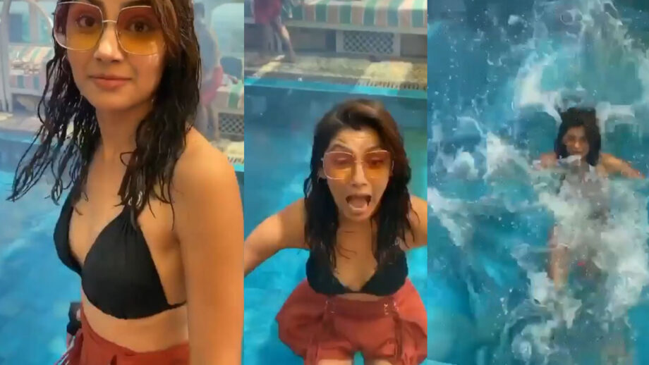 OMG!! Someone pushes Kumkum Bhagya actress Sriti Jha into the pool