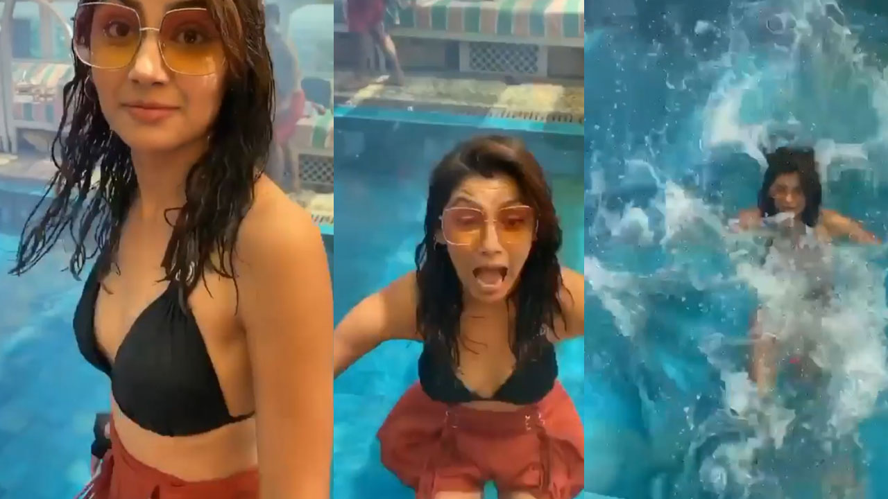 Omg Someone Pushes Kumkum Bhagya Actress Sriti Jha Into The Pool