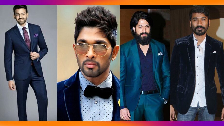 Prabhas, Allu Arjun, Yash, Dhanush: Who slays better party outfits with style?