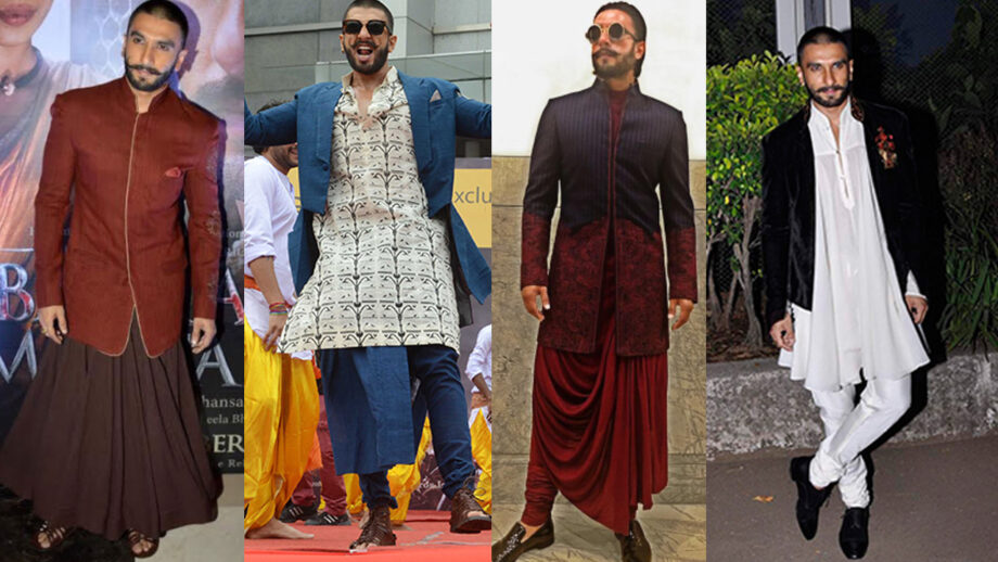 Ranveer Singh's Ethnic But Quirky Looks That Left Us Speechless!