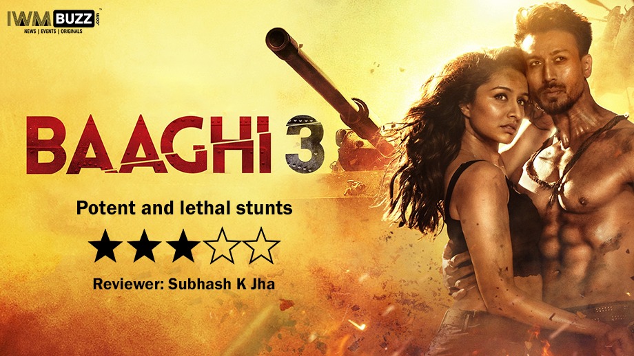 Review of Baaghi 3: Potent and lethal stunts | IWMBuzz