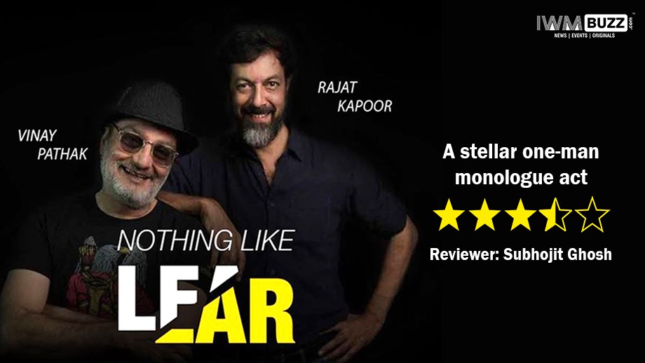 Review of play 'Nothing Like Lear': A stellar one-man monologue act