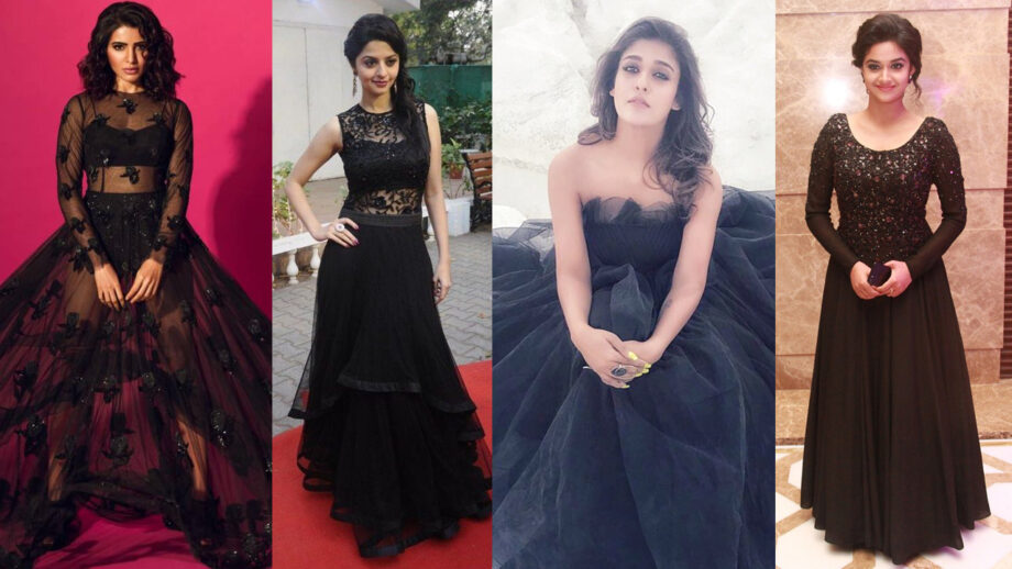 Samantha Akkineni Vs Vedhika Kumar Vs Nayathara Vs Keerthy Suresh: Who pulled off the black gown better? 4