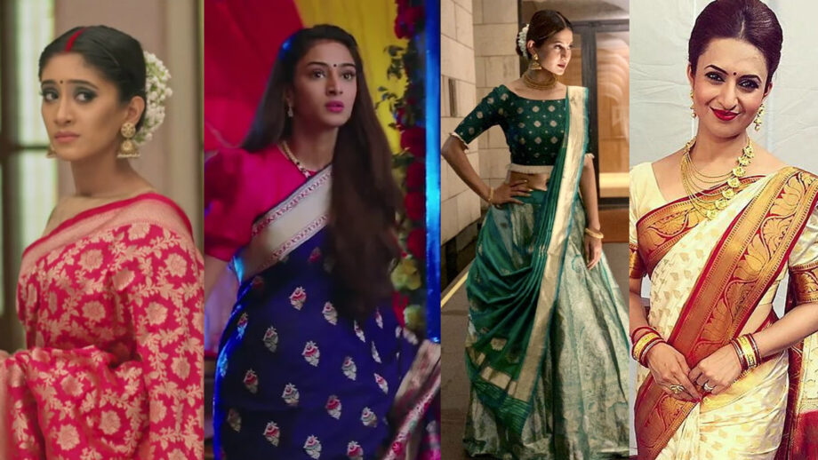 Shivangi Joshi, Erica Fernandes, Jennifer Winget, Divyanka Tripathi: Who Looks Gorgeous In Banarsi Saree?