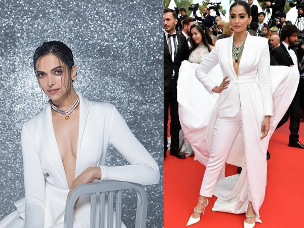 Sonam Kapoor VS Deepika Padukone - Who looks more stylish in a white formal suit? - 4