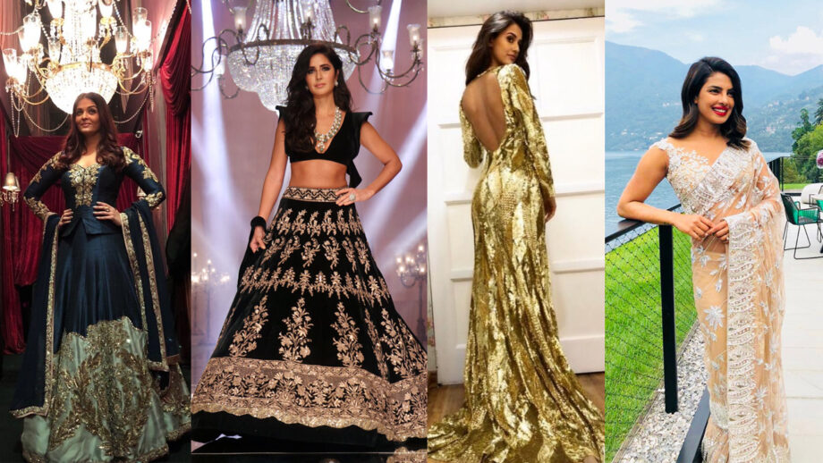 Stressed, but well dressed: Check out photos of Aishwarya Rai Bachchan, Katrina Kaif, Disha Patani, Priyanka Chopra Jonas in Manish Malhotra outfits